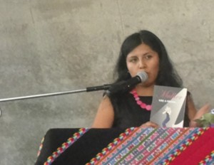 Coordenadora do Gevid reforça compromisso no enfrentamento à violência contra as mulheres imigrantes (Foto: Géssica Brandino)