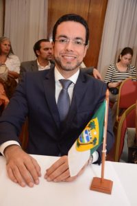 Juiz de Direito Deyvis de Oliveira Marques (TJRN), eleito presidente do Fonavid durante a 8ª edição do fórum (Foto: Divulgação Fonavid via Facebook)